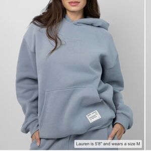 COMFRT AFFIRMATION Hoodie Sweatshirt SLATE